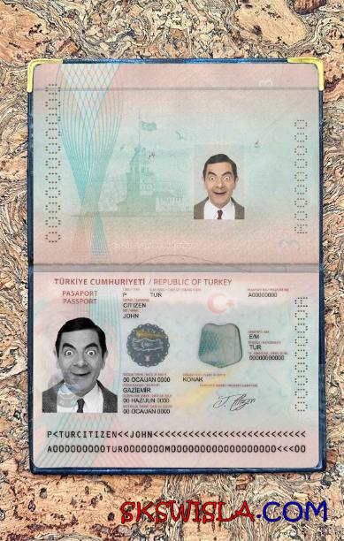 Nowy paszport Turcji wygląd zdjęcia pliki PSD, skan i fotografowany obraz